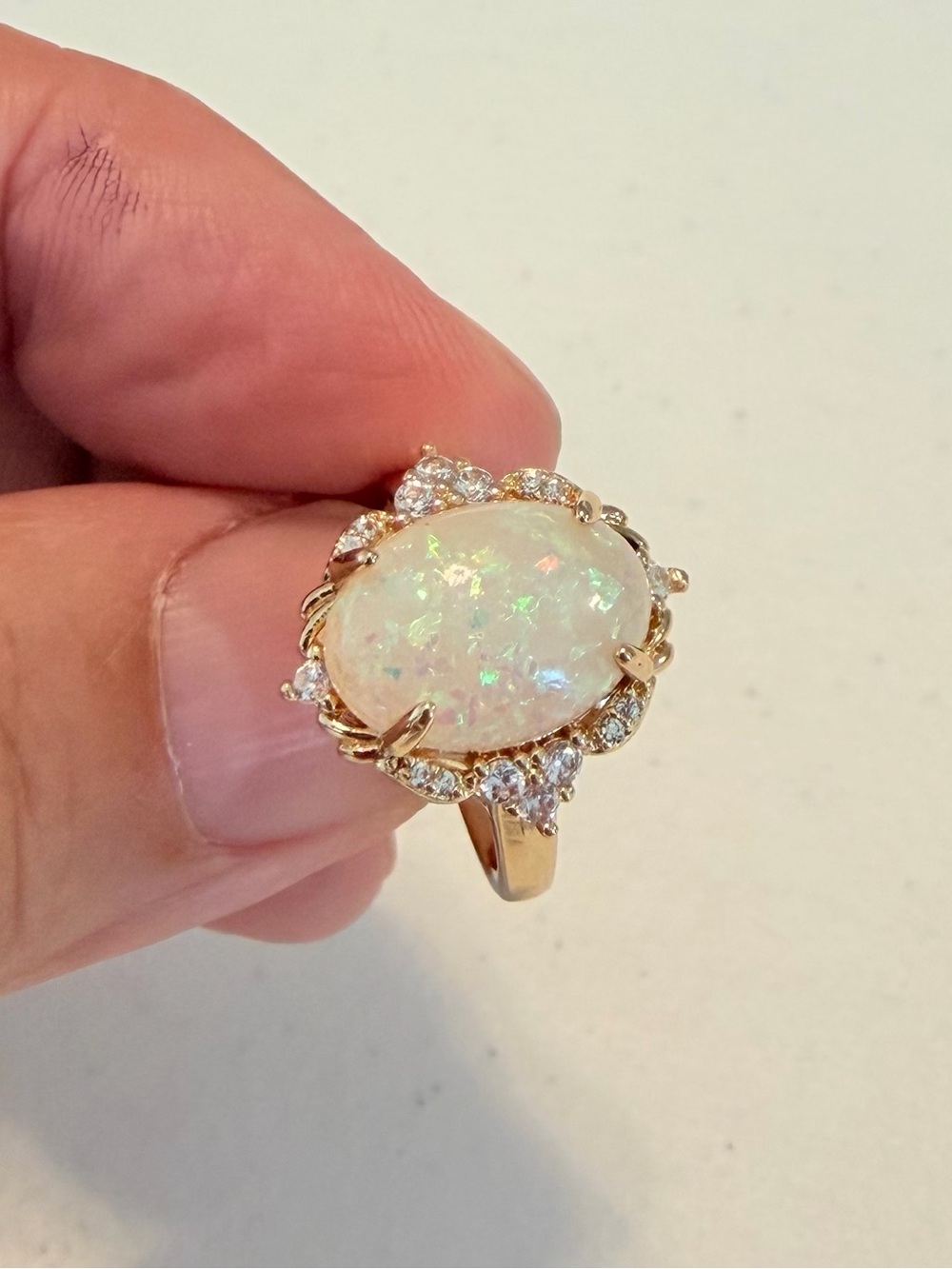 Vintage Style Oval Ring. - Picture 3 of 7